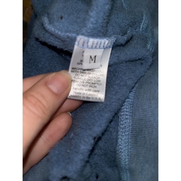 Lauren Moshi Cotton Blend Cookie Monster Distressed Pullover Sweatshirt Size M - Picture 9 of 10